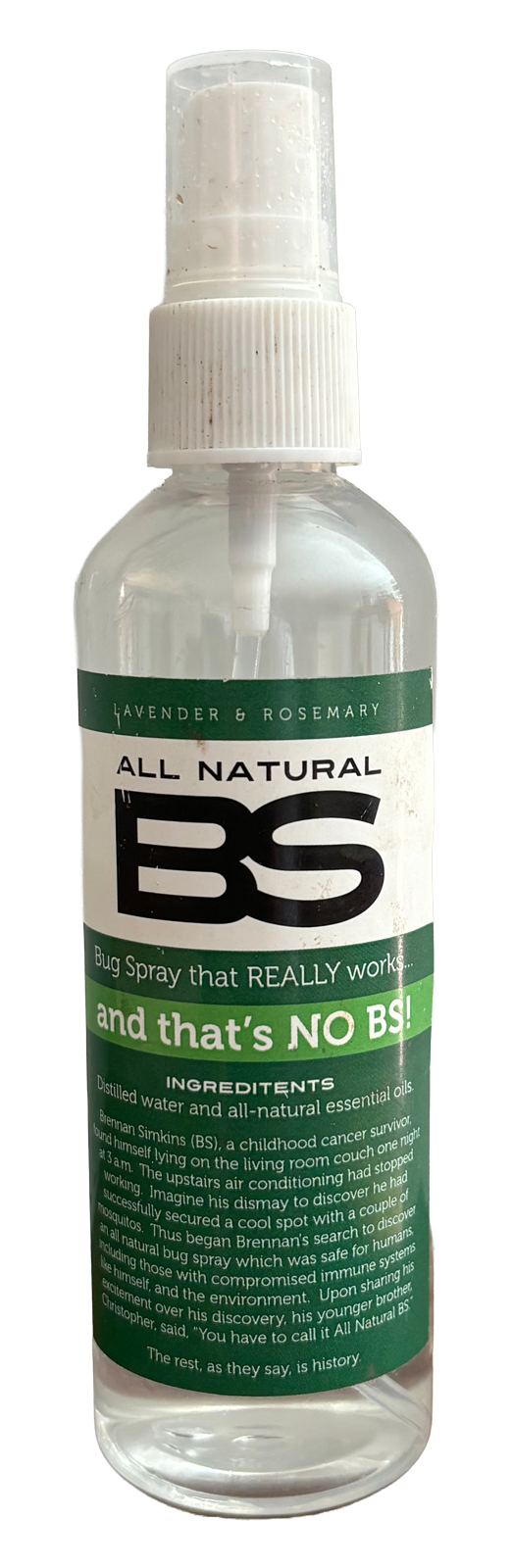 All Natural BS spray bottle